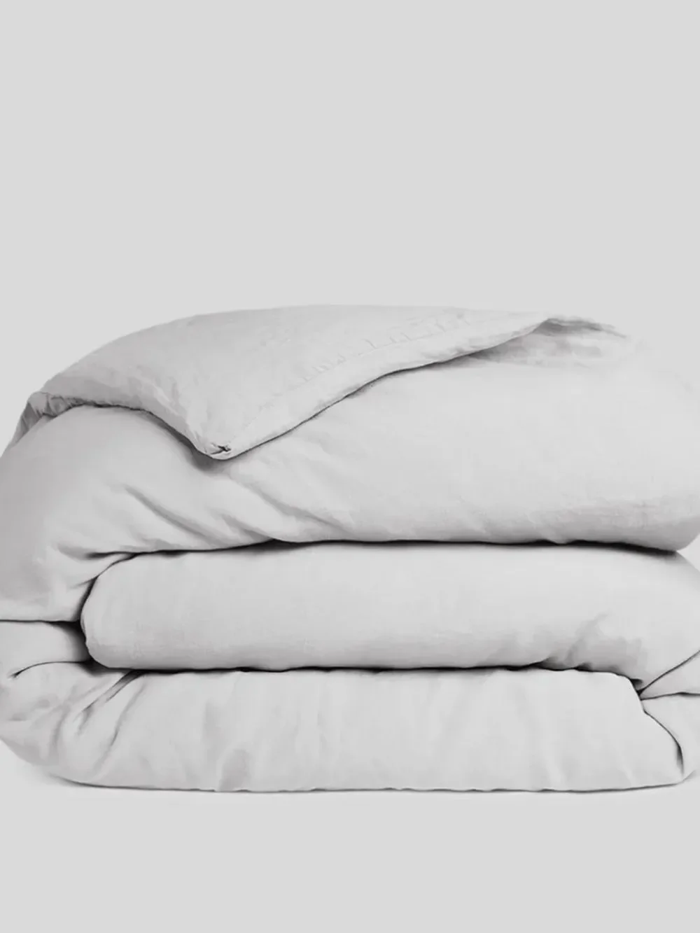 Parachute 100% Linen Duvet in Fog Full/Queen $330